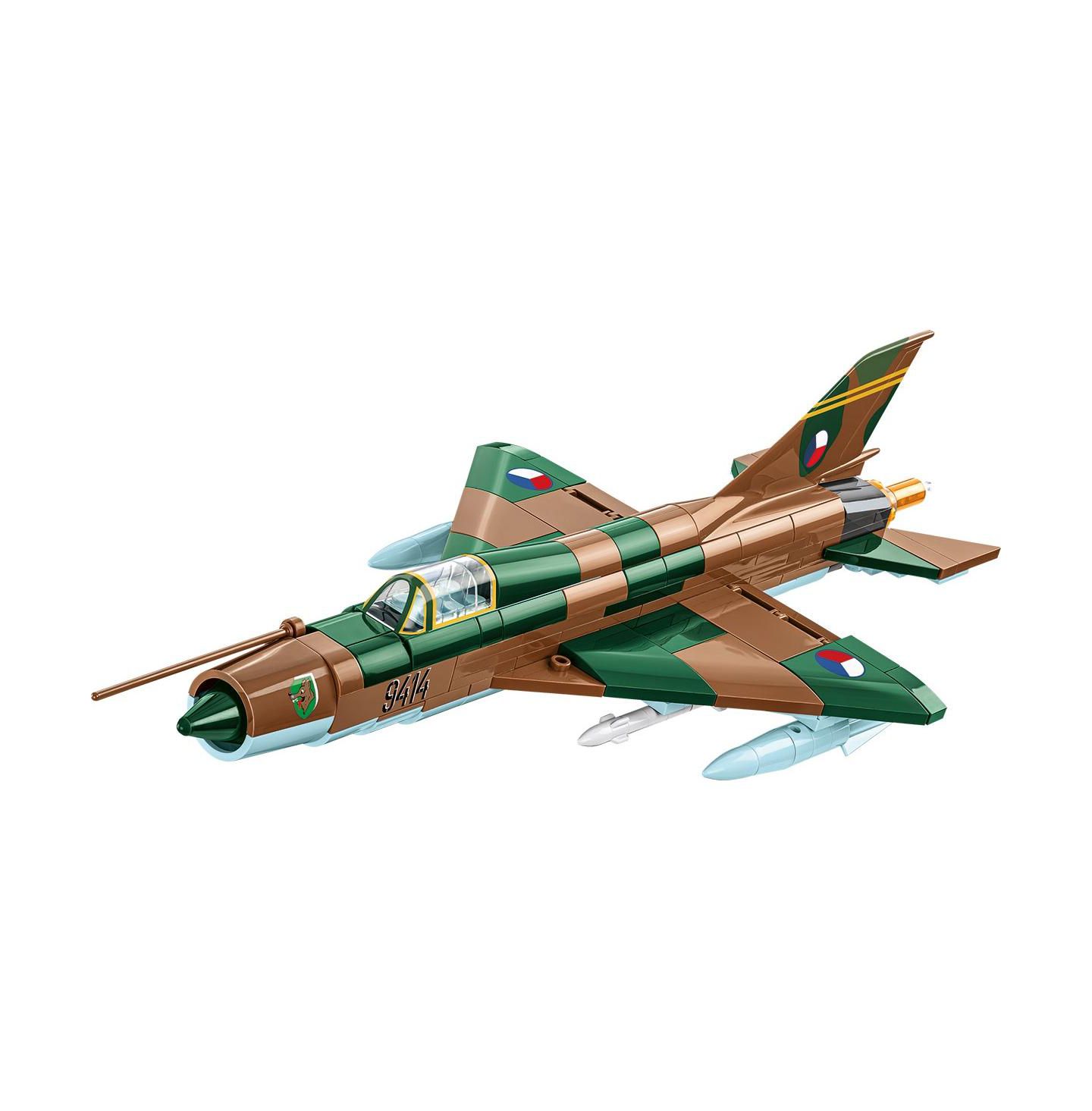 Детский конструктор COBI Armed Forces MiG-21 (GDR/Czechoslovakia) Fighter Jet 396-Piece Building Set, Ages 8+ — фото 2