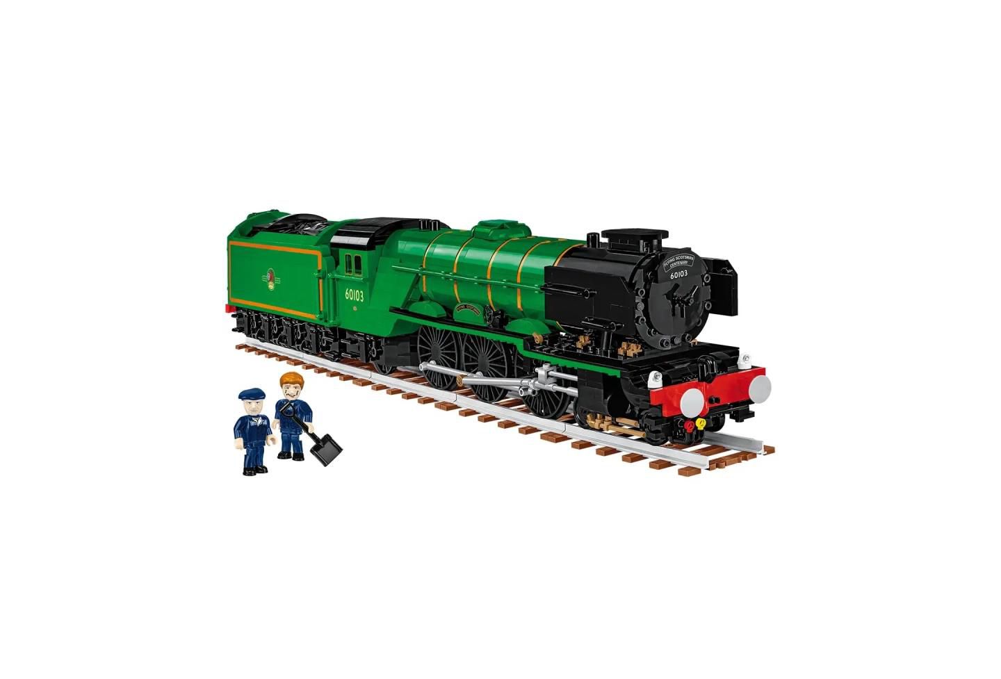 Детский конструктор COBI Historical Collection Flying Scotsman British Steam Locomotive 2677-Piece Building Set, Ages 12+, цвет: Зелёный — фото 3