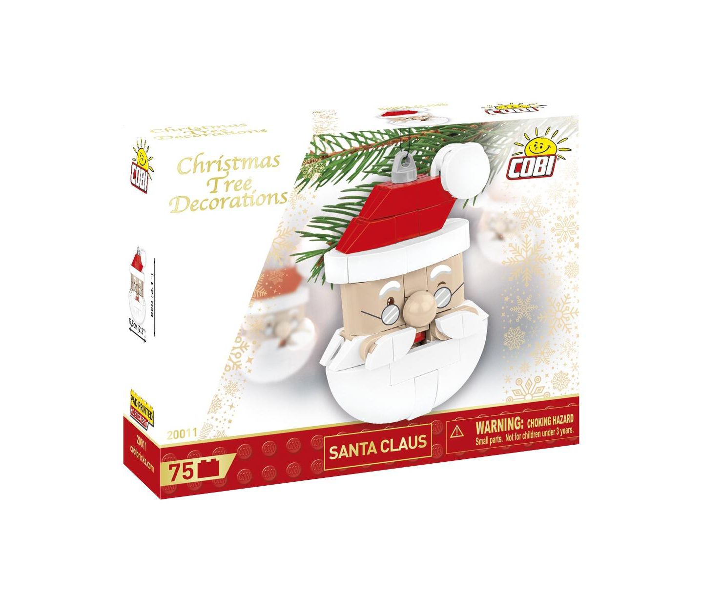 Детские конструкторы COBI Santa Claus Christmas Tree Decorations 75-Piece Tree Ornament, Ages 5+ — фото 1