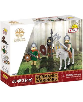 Imperium Romanum Germanic Warriors 45-Piece Building Set, Ages 5+