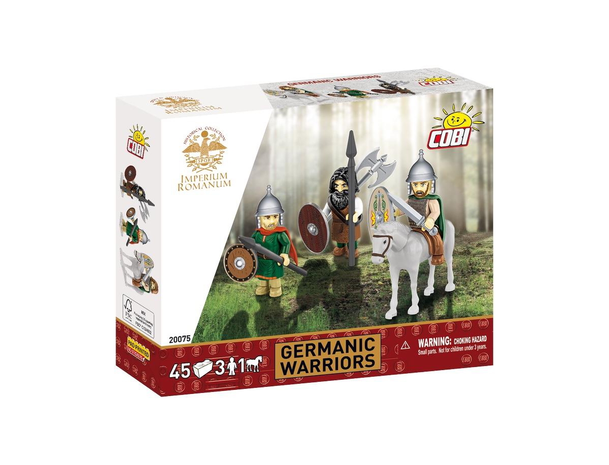 Cobi Imperium Romanum Germanic Warriors 45-Piece Building Set, Ages 5+