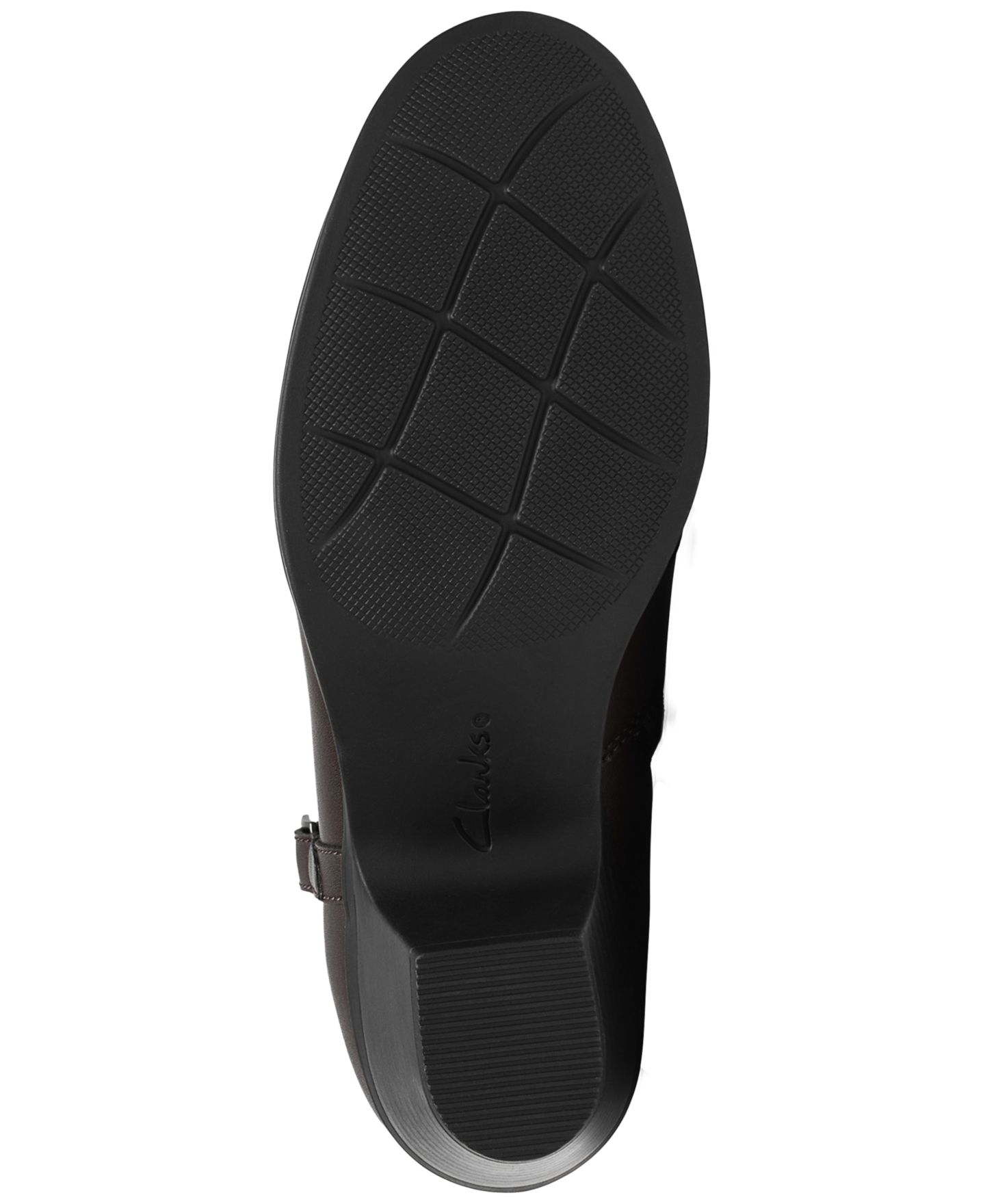 Женские ботинки Clarks Emily2 Style Round Toe Booties, цвет: Тёмный коричневый кожаный — фото 5
