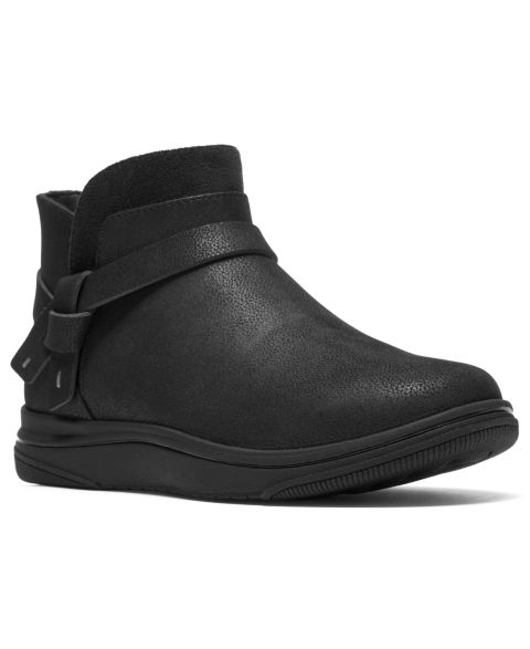 Женские ботинки Clarks Breeze Emma Round Toe Booties, цвет: Чёрный