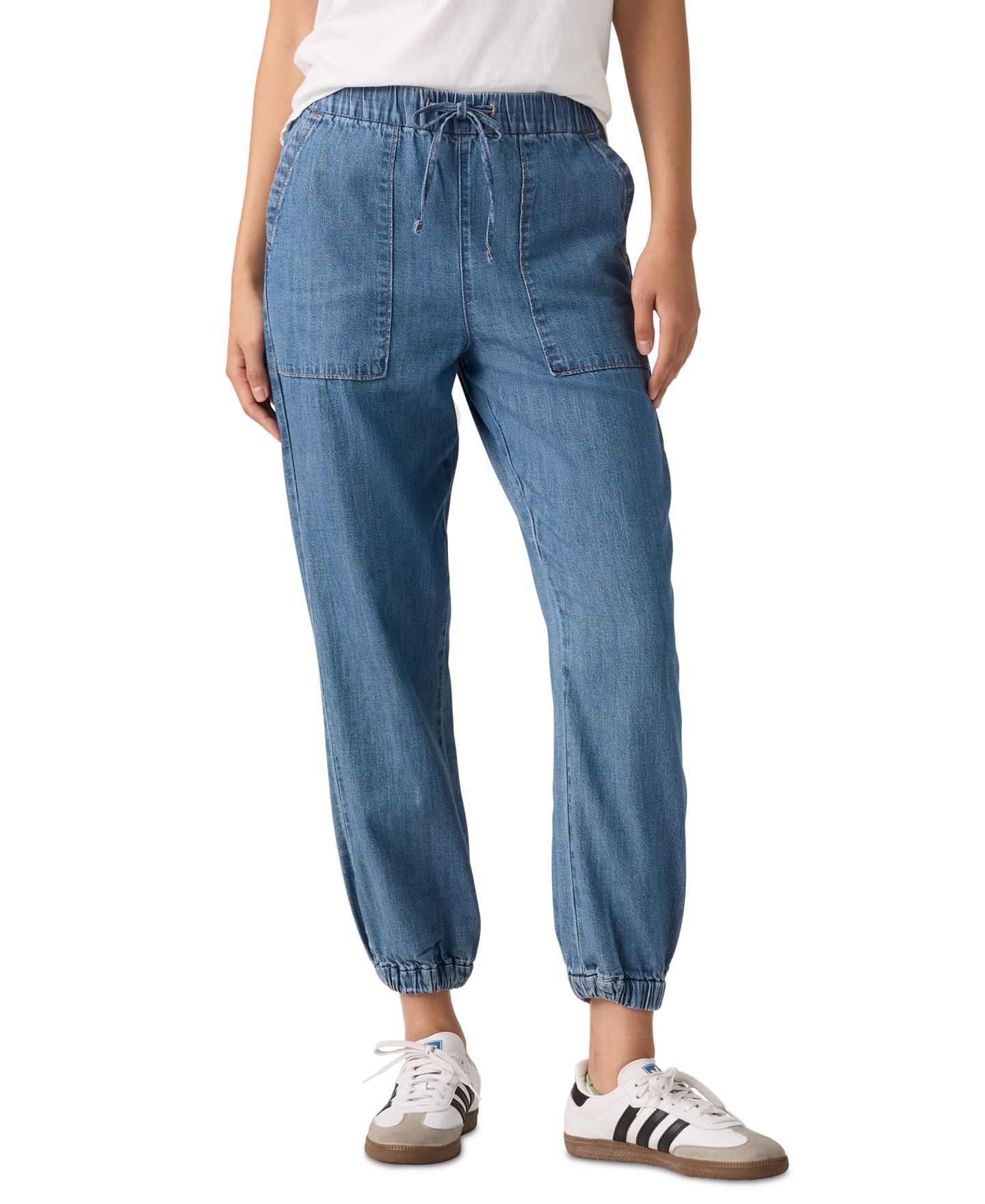 Женские брюки Levi's Essential Mid-Rise Jogger, цвет: Going Steady Jogger — фото 1