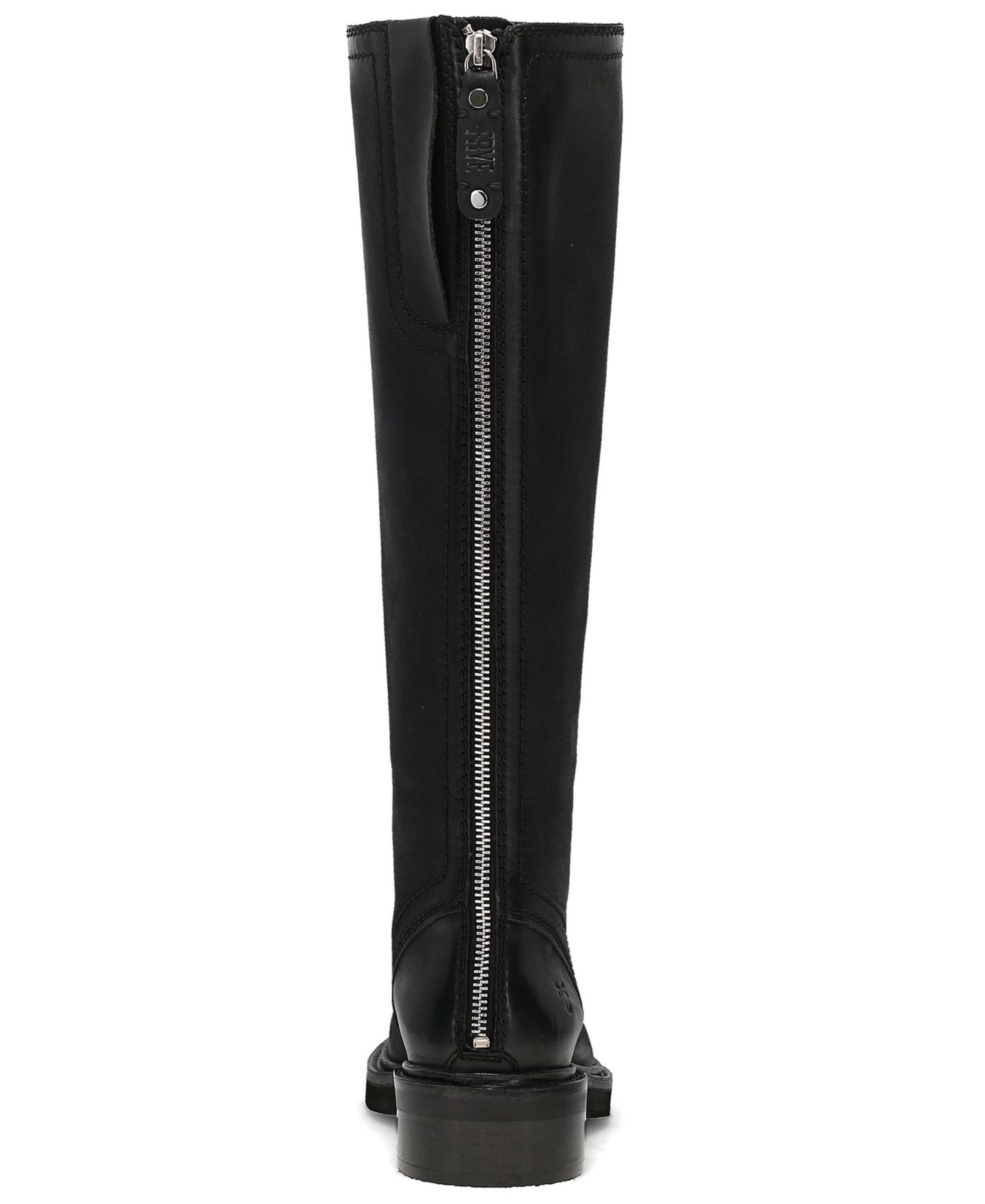 Женские ботинки Frye Phoebe Zipper Knee High Riding, цвет: Чёрный — фото 3