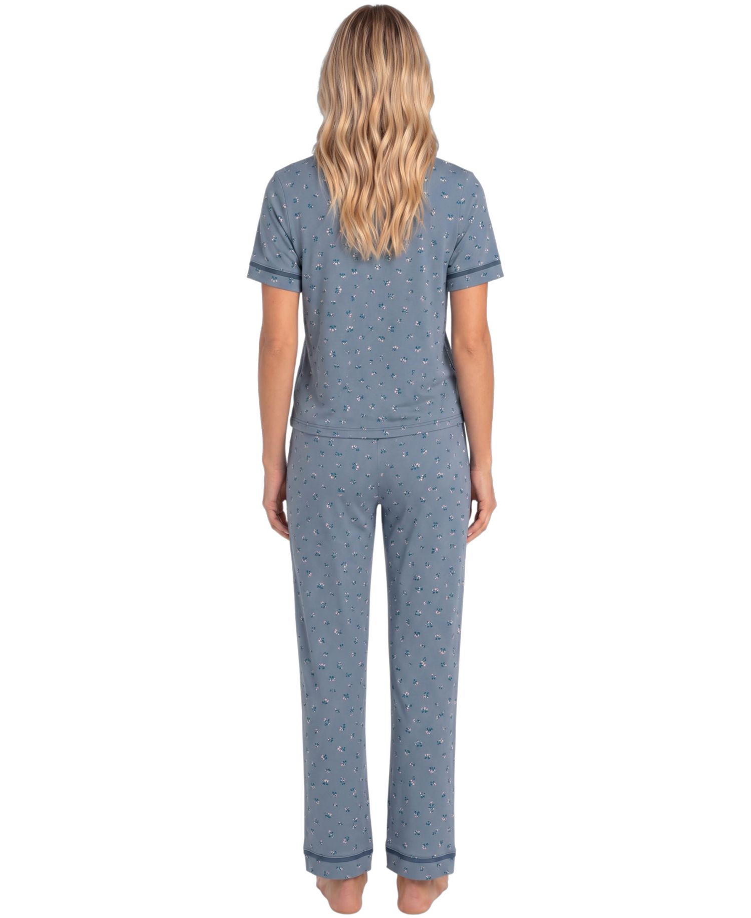 Women's Modal-Spandex Short-Sleeve Pajama Set