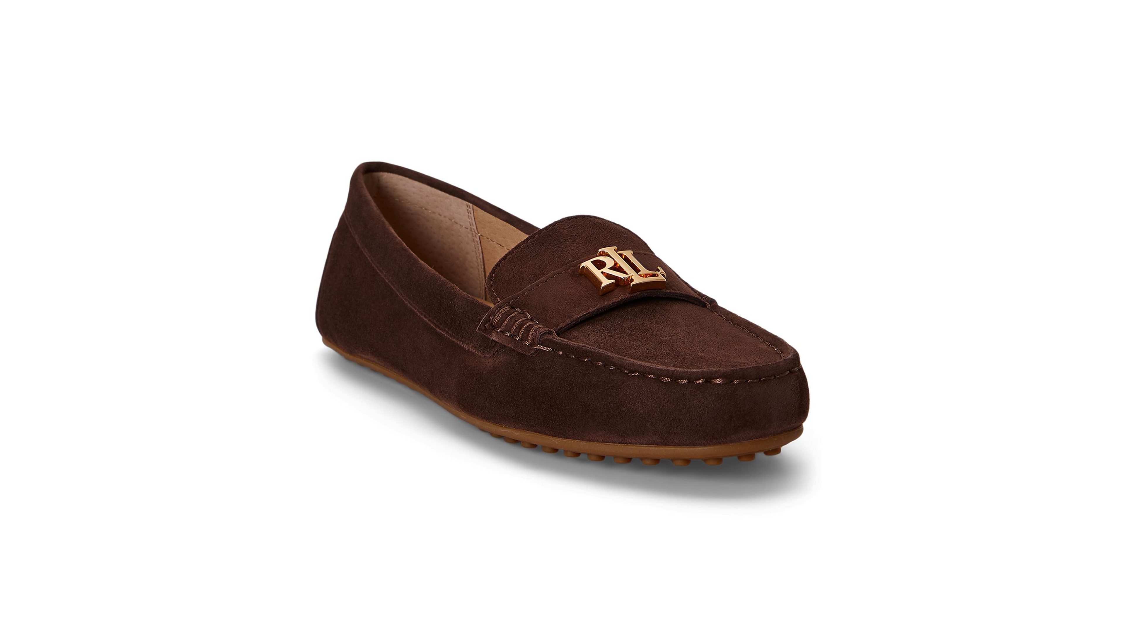 Lauren Ralph Women's Barnsbury Slip-On Driver Loafer Flats