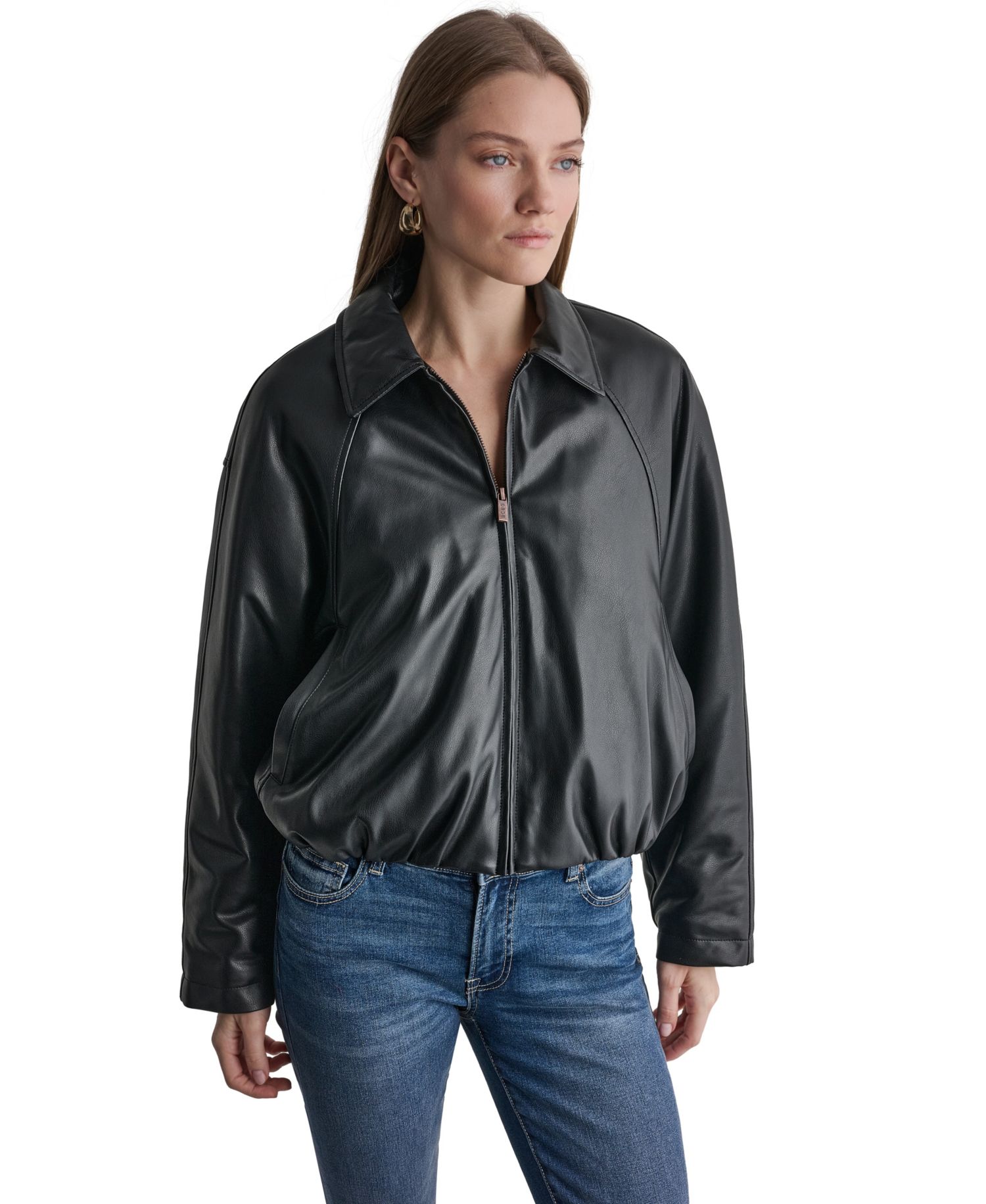 Women's Oversized Bubble Hem Jacket