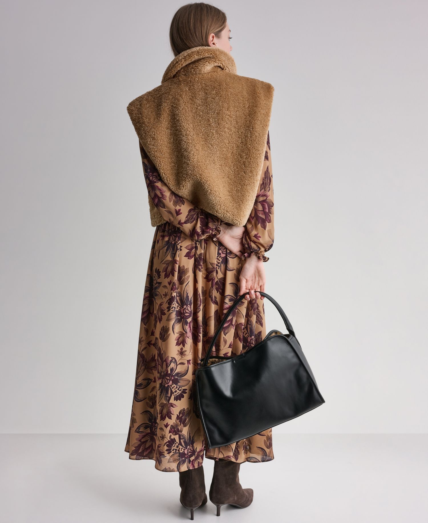 Women's Faux Fur Toggle Vest