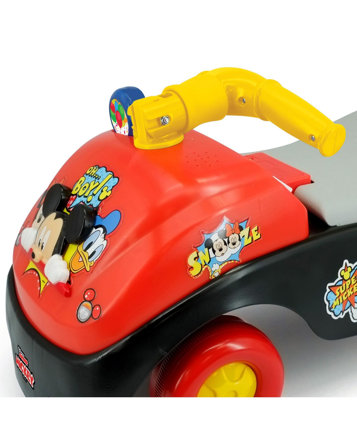 Детская игрушка Kiddieland Foldable Handle Ride-On Mickey Mouse With Engaging Sounds, Ages 1+ — фото 6