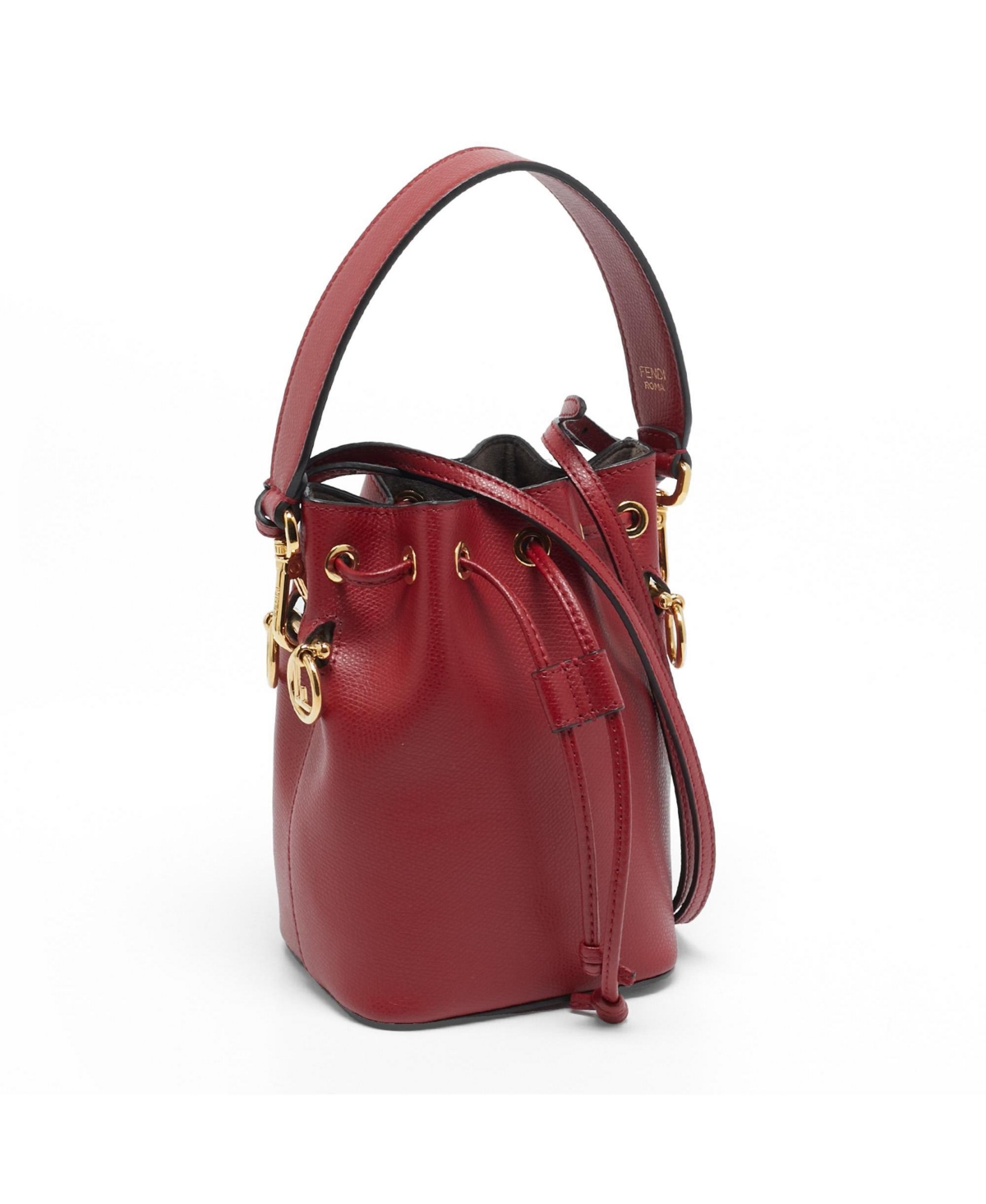 Pre-Owned Fendi Women's Mon Tresor Mini Leather Bucket Bag