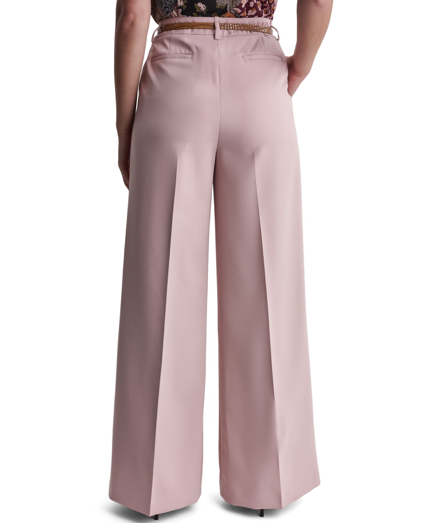 Women's Pleated Wide-Leg Pants