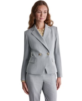 Women's Double-Breasted Notch Collar Blazer