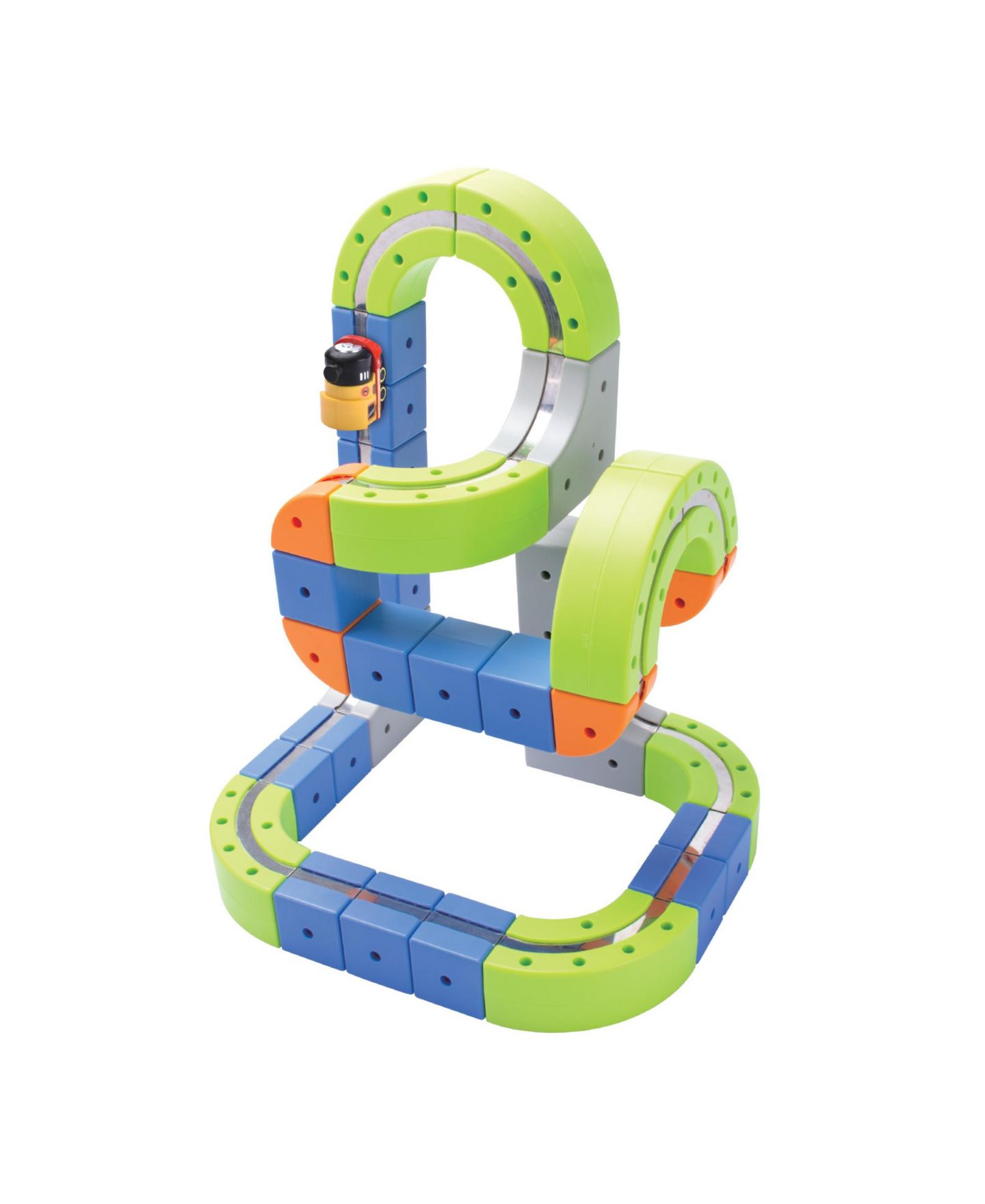 Детский конструктор Contixo MT4 Motorized Rechargeable Magnetic Track 91-Piece Building Set, Ages 3+ — фото 6