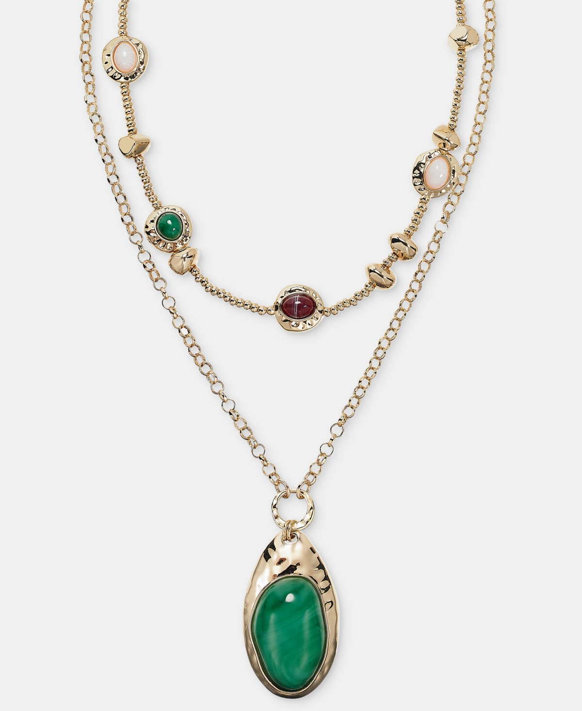 Style & Co Women's Multi Strand Pendant Layered Necklace, Macy's Exclusive - Jwl Multi