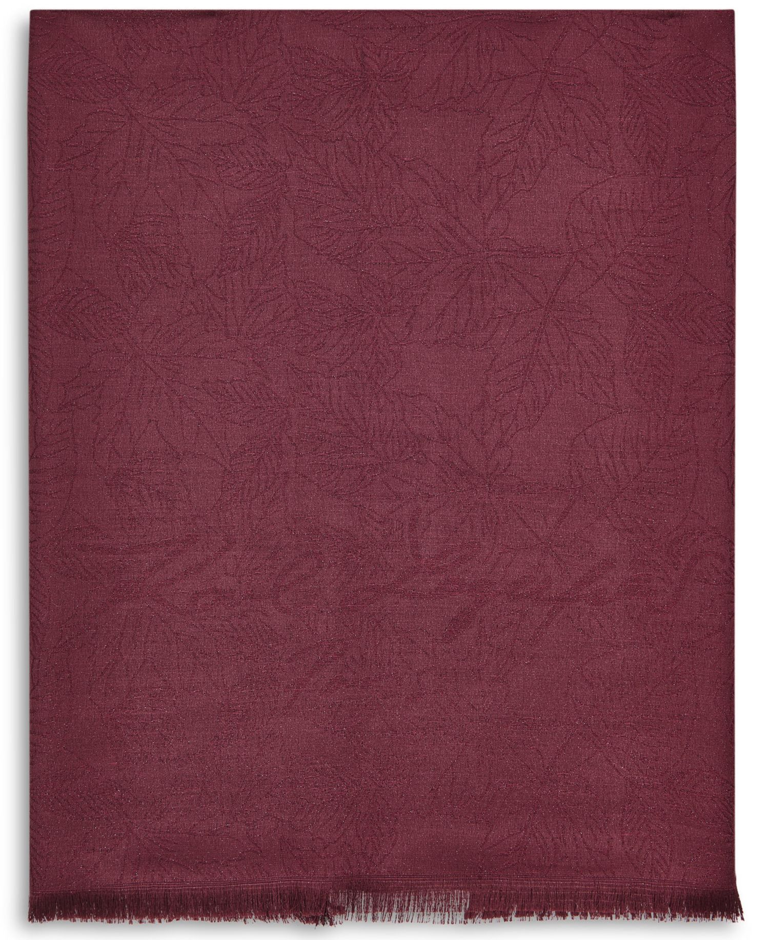 Pashmina Lurex Leaf Scarf