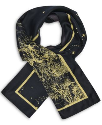 Starry Night Twill Square Scarf