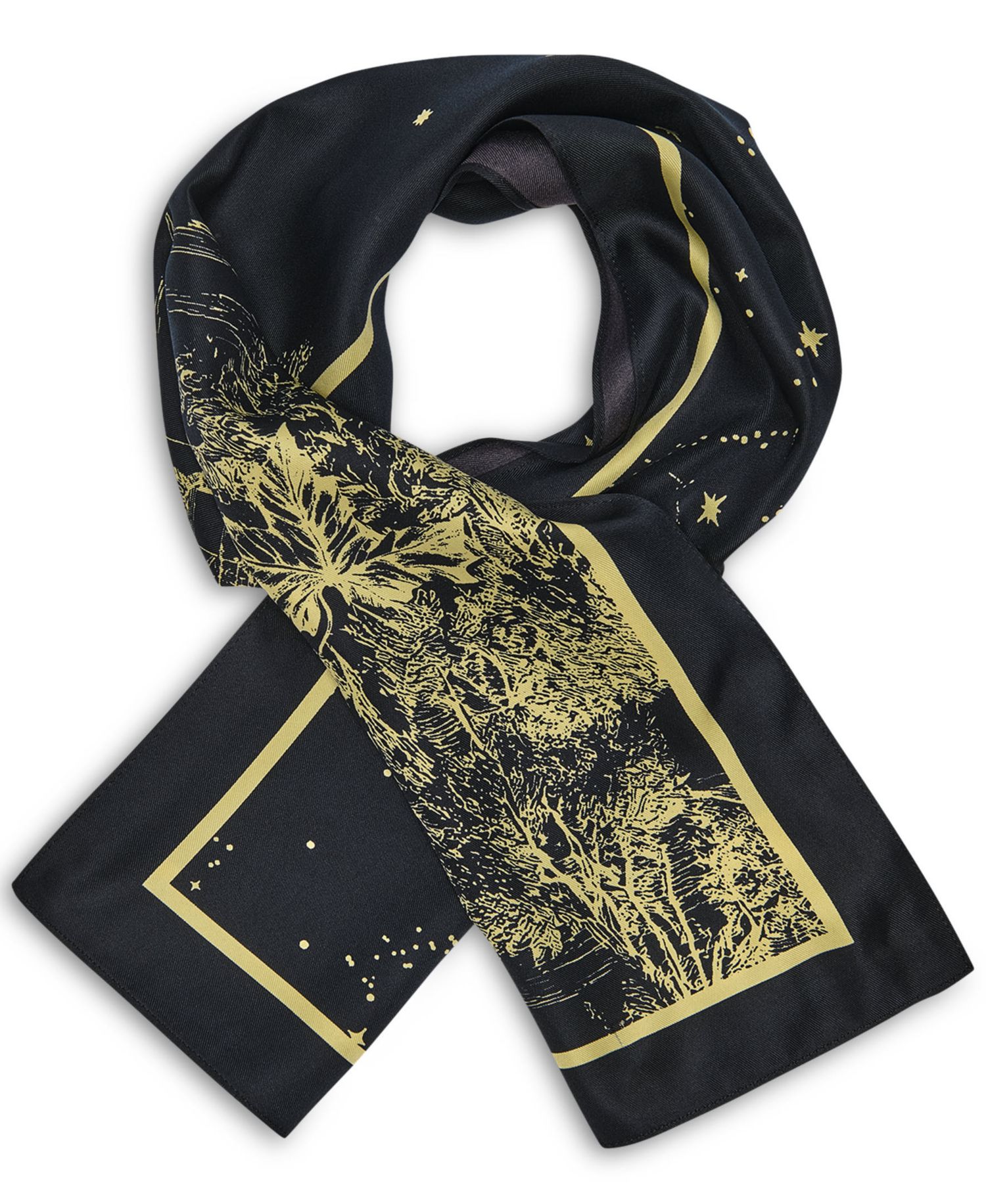Starry Night Twill Square Scarf