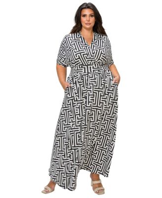 Plus Size Katsia Empire Waist Dress