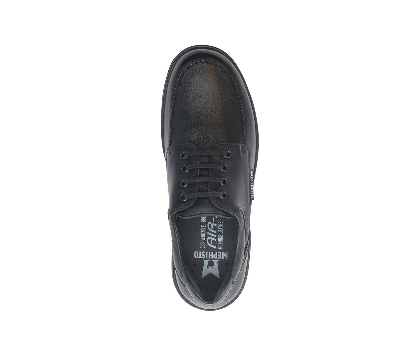 Мужские кроссовки Mephisto Douk Full-Grain Leather, цвет: Чёрный, вариант 1 — фото 5