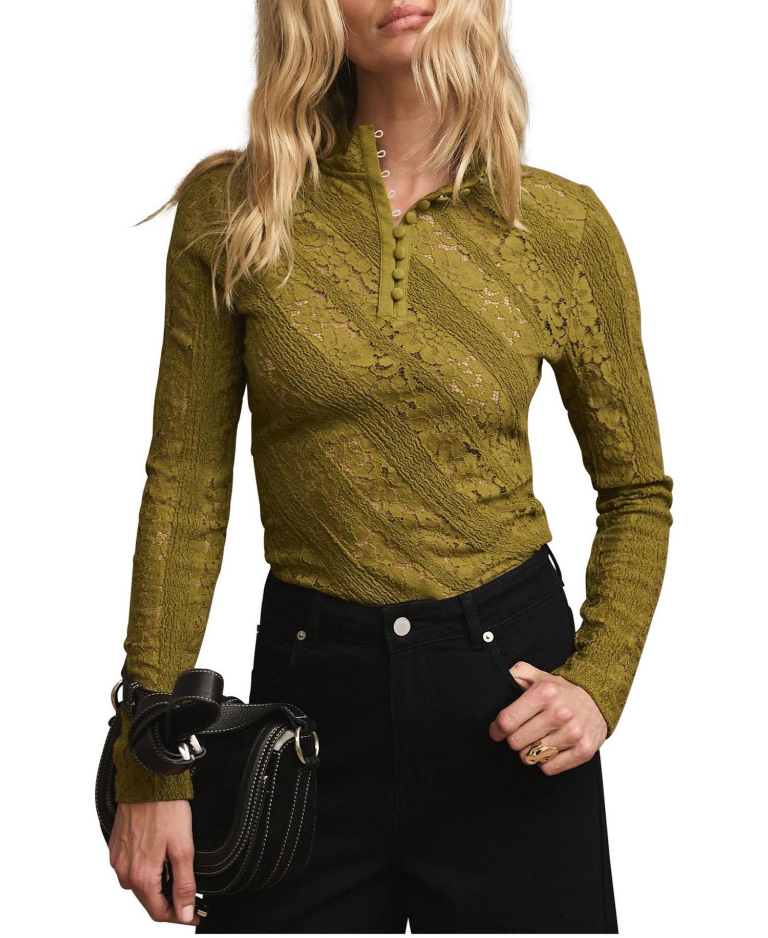 Women's Lace Detail Top