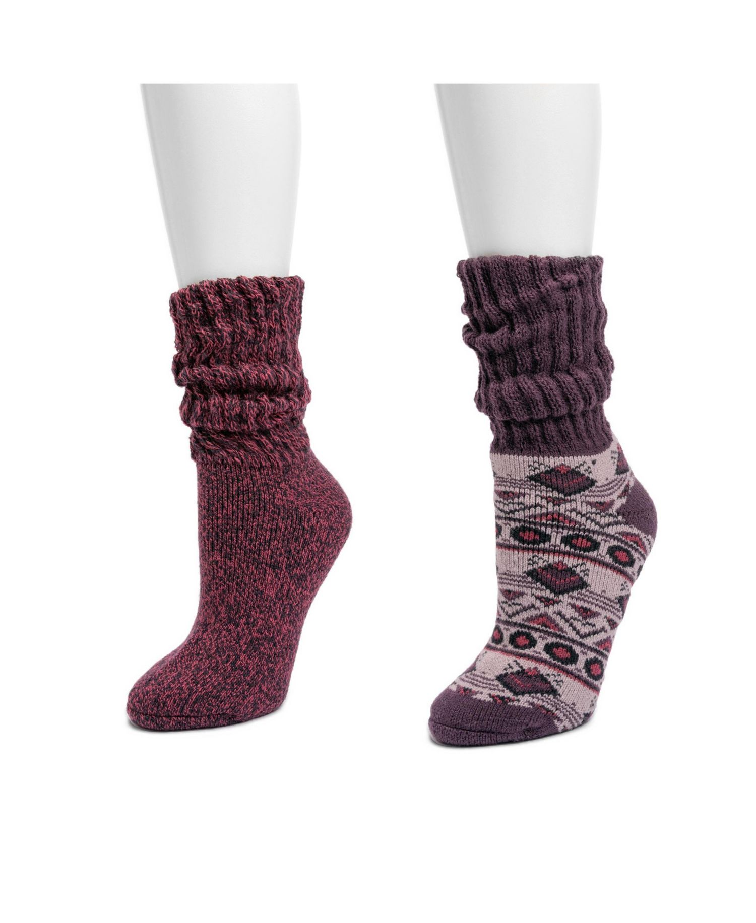 Women's 2 Pair Pack Slouch Heat Retainer Socks