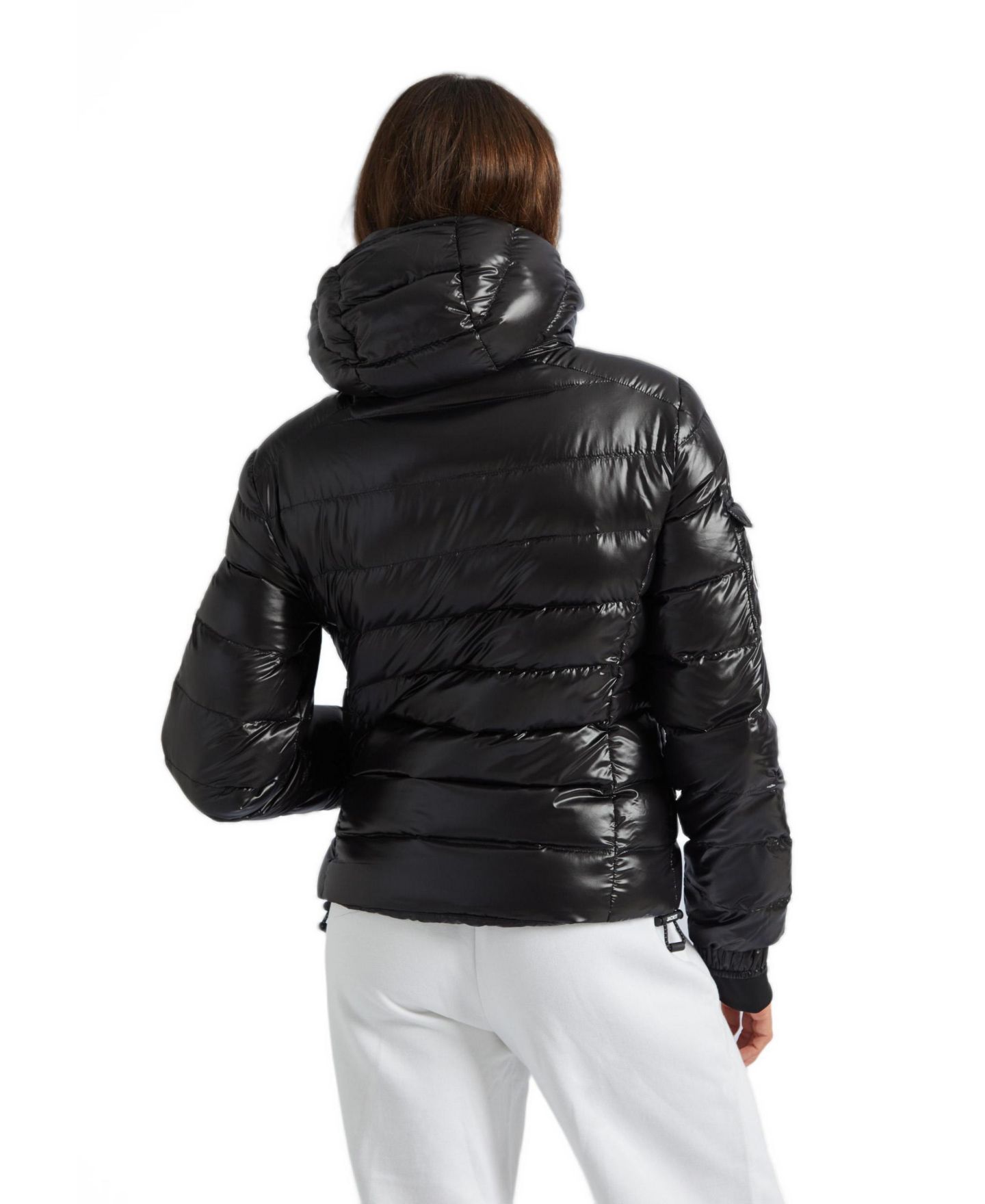 Женская куртка JACK1T Quilted Hooded Puffer, цвет: Чёрный — фото 3