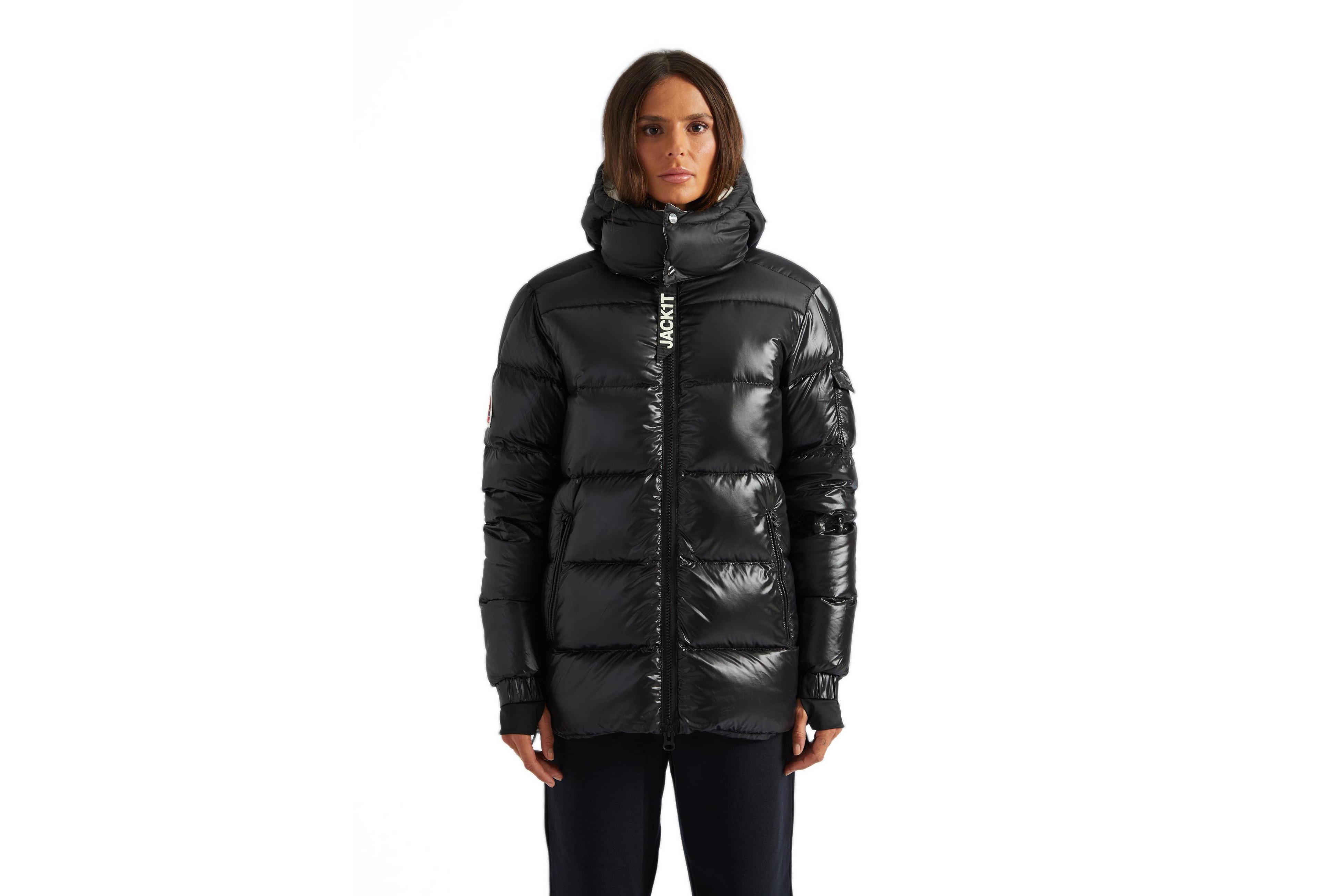 JACK1T Women's High Collar Down Puffer Jacket