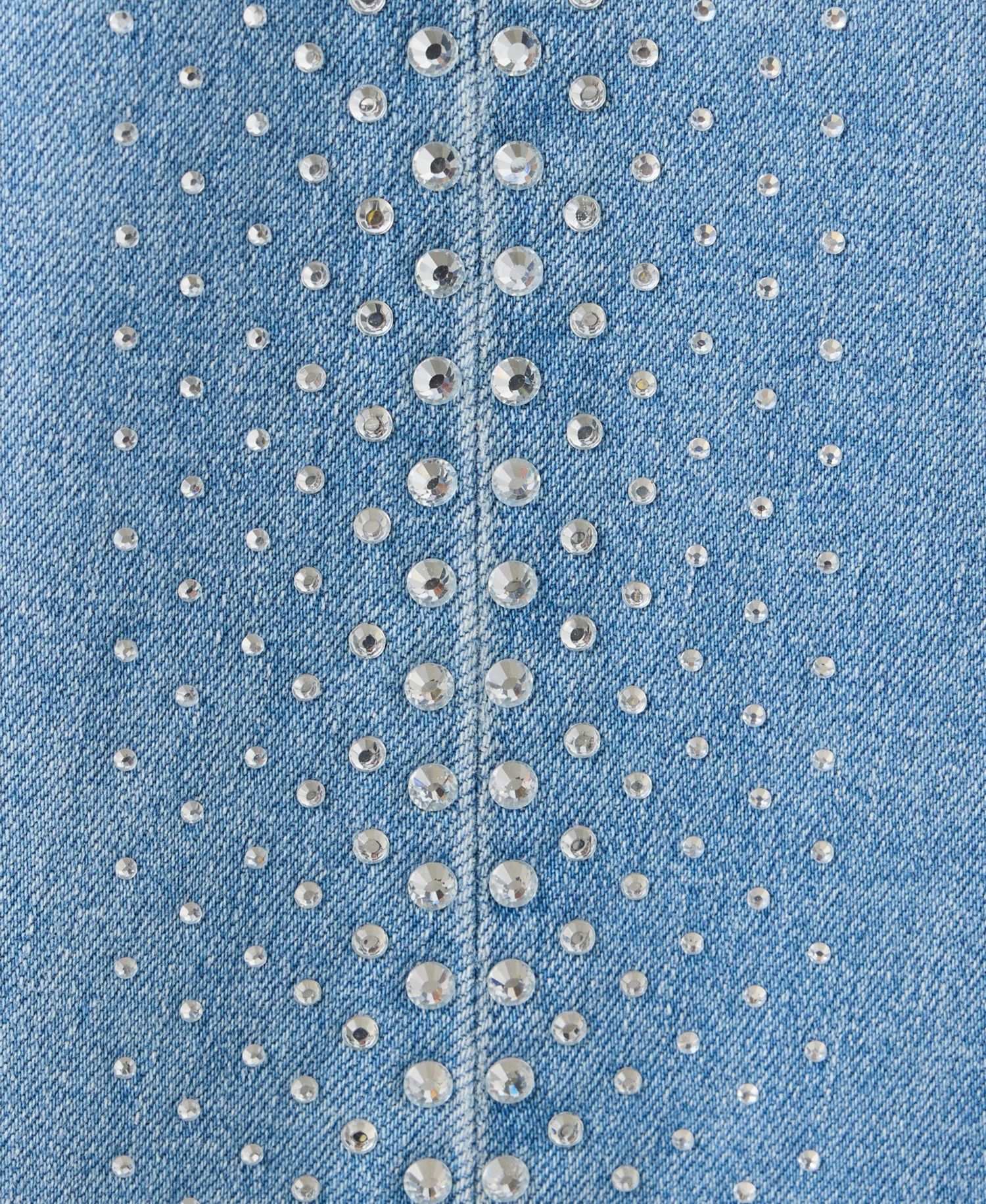 Women's Sparkly Wide-Leg Jeans