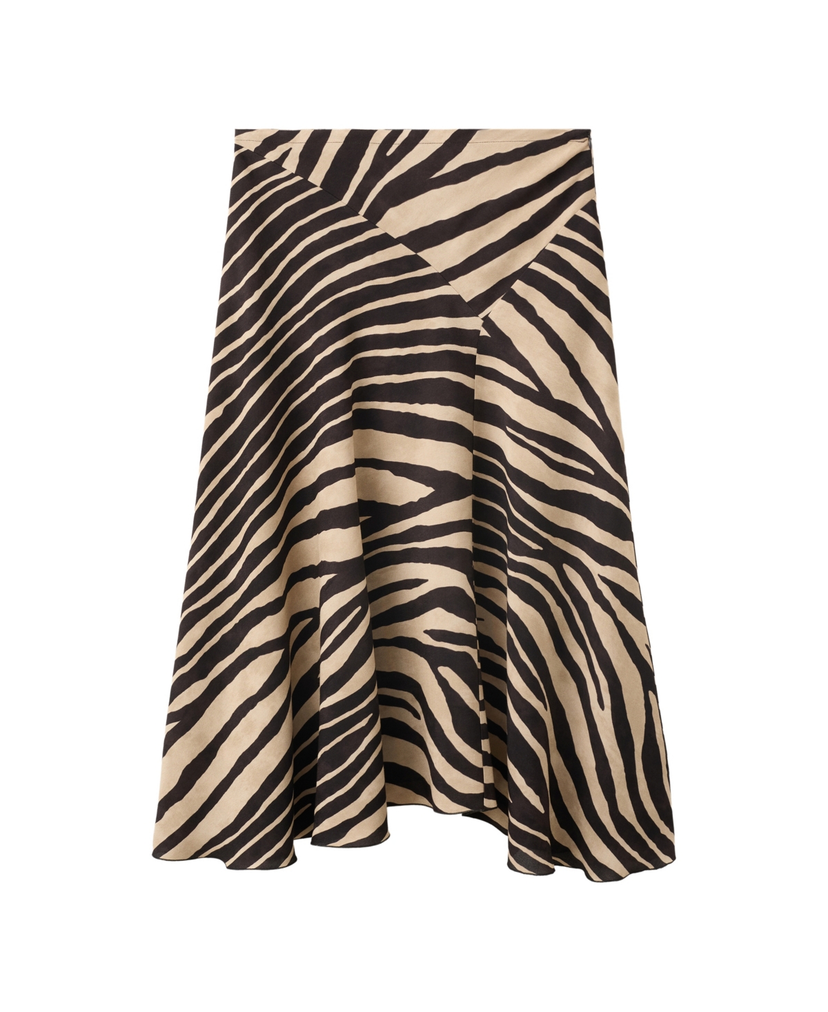 Mango Women's Asymmetric Midi Skirt