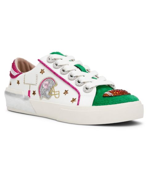 Женские кроссовки Betsey Johnson Hayes Platform Rhinestone, цвет: Football M