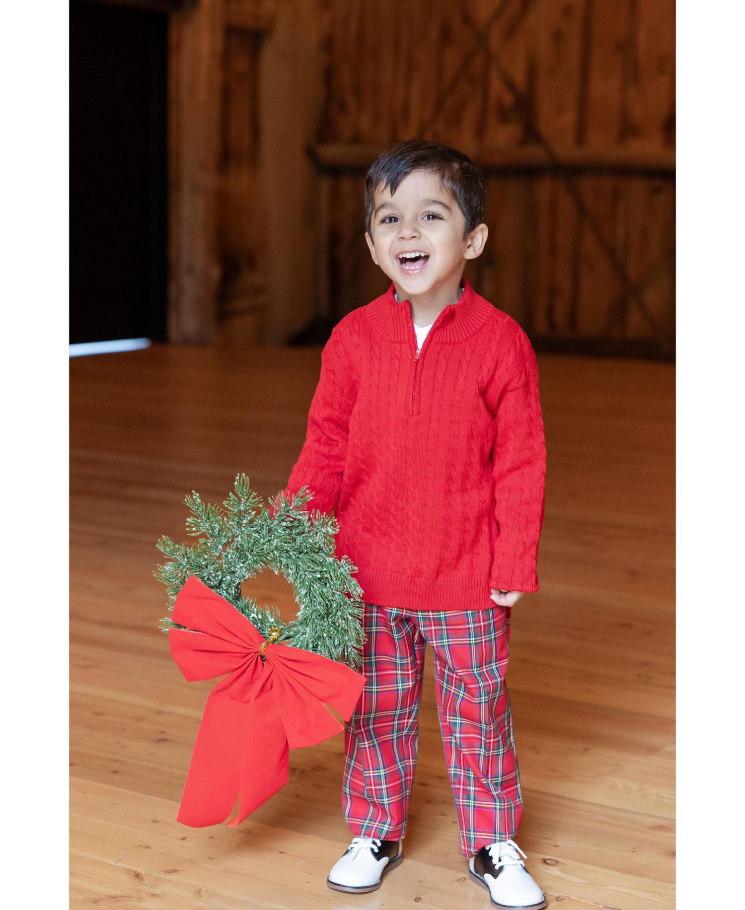 Boys' 4-20 Tartan Plaid Holiday Pants