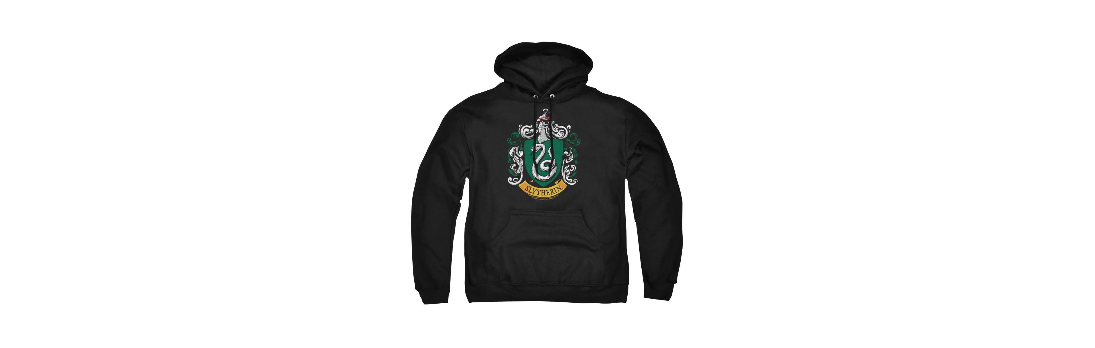 Harry Potter Men's Slytherin Crest Graphic Classic-Fit Hoodie