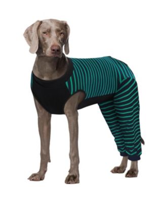 Soft Recovery Onesie Surgical Suit with Rear Leg Sleeves and Abdominal Coverage for Dogs