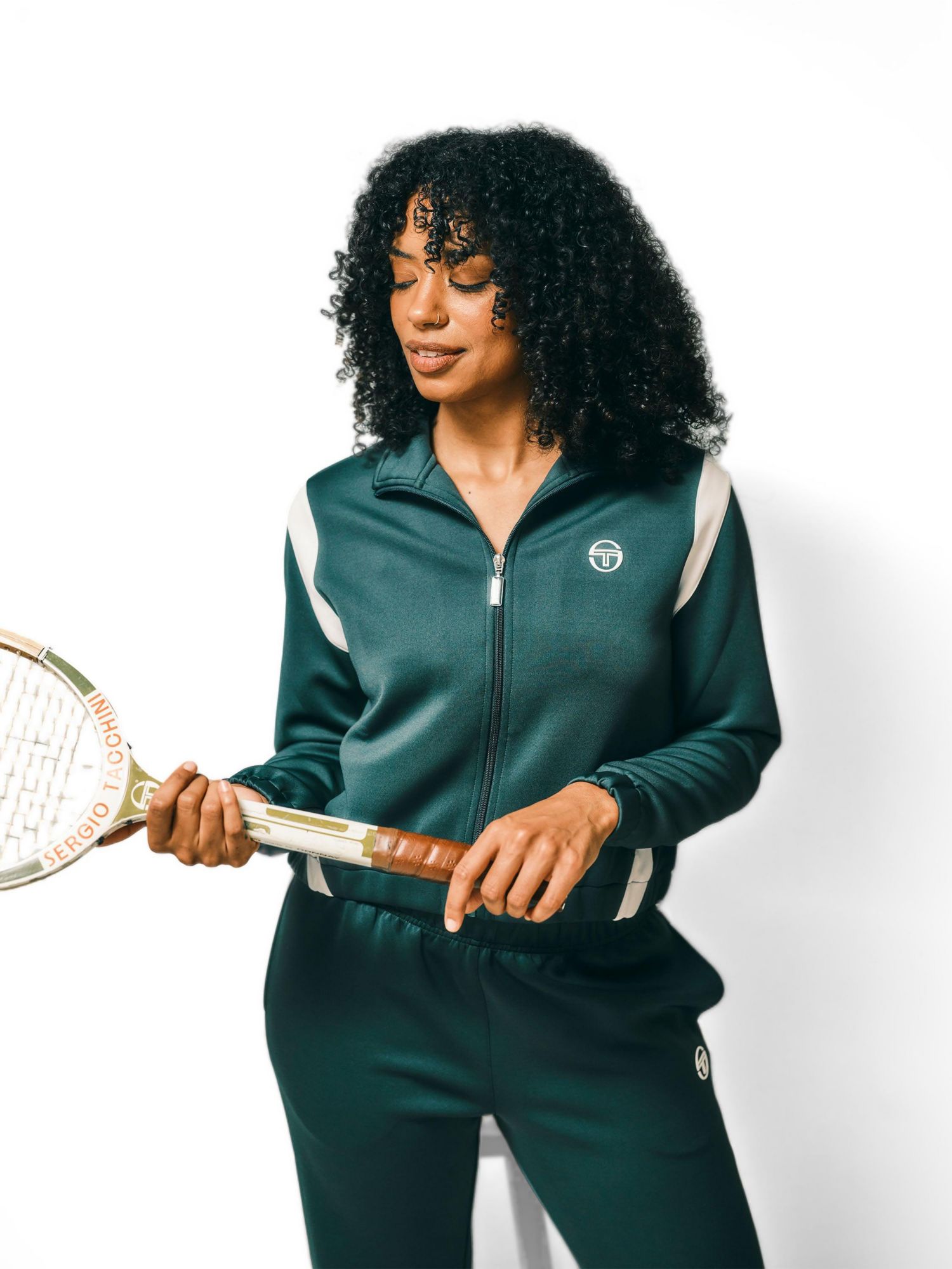 Women's Anna High-Neck Cropped Track Jacket