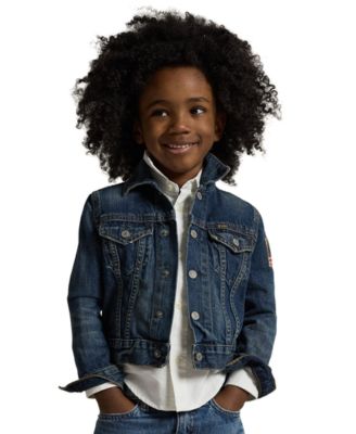 Toddler and Little Boys Cotton Denim Trucker Jacket