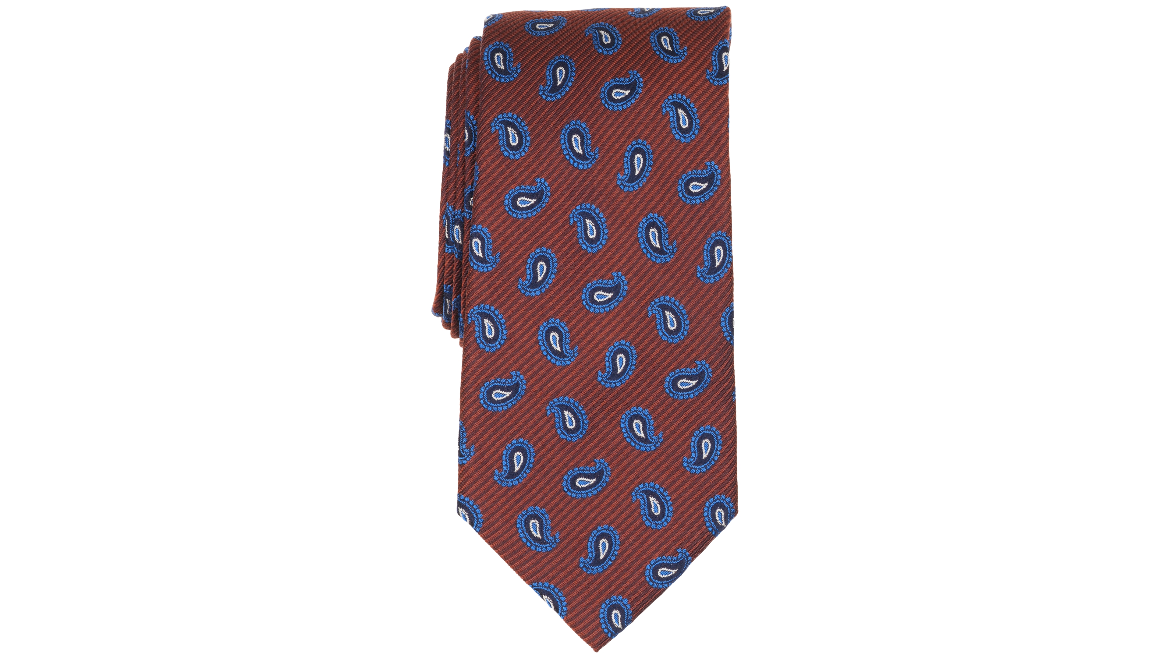 Ted Baker London Men's Taunton Tossed Pines Paisley Classic Silk Tie