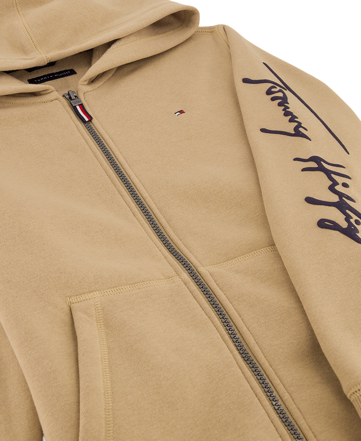 Tommy Hilfiger Boys' 8-20 Signature Full-Zip Fleece Hoodie