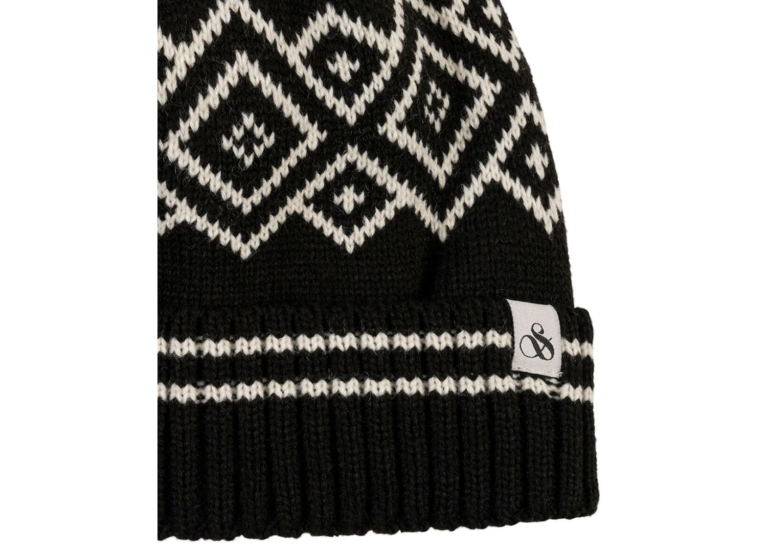 Men's Fair Isle Ribbed Cuff Beanie