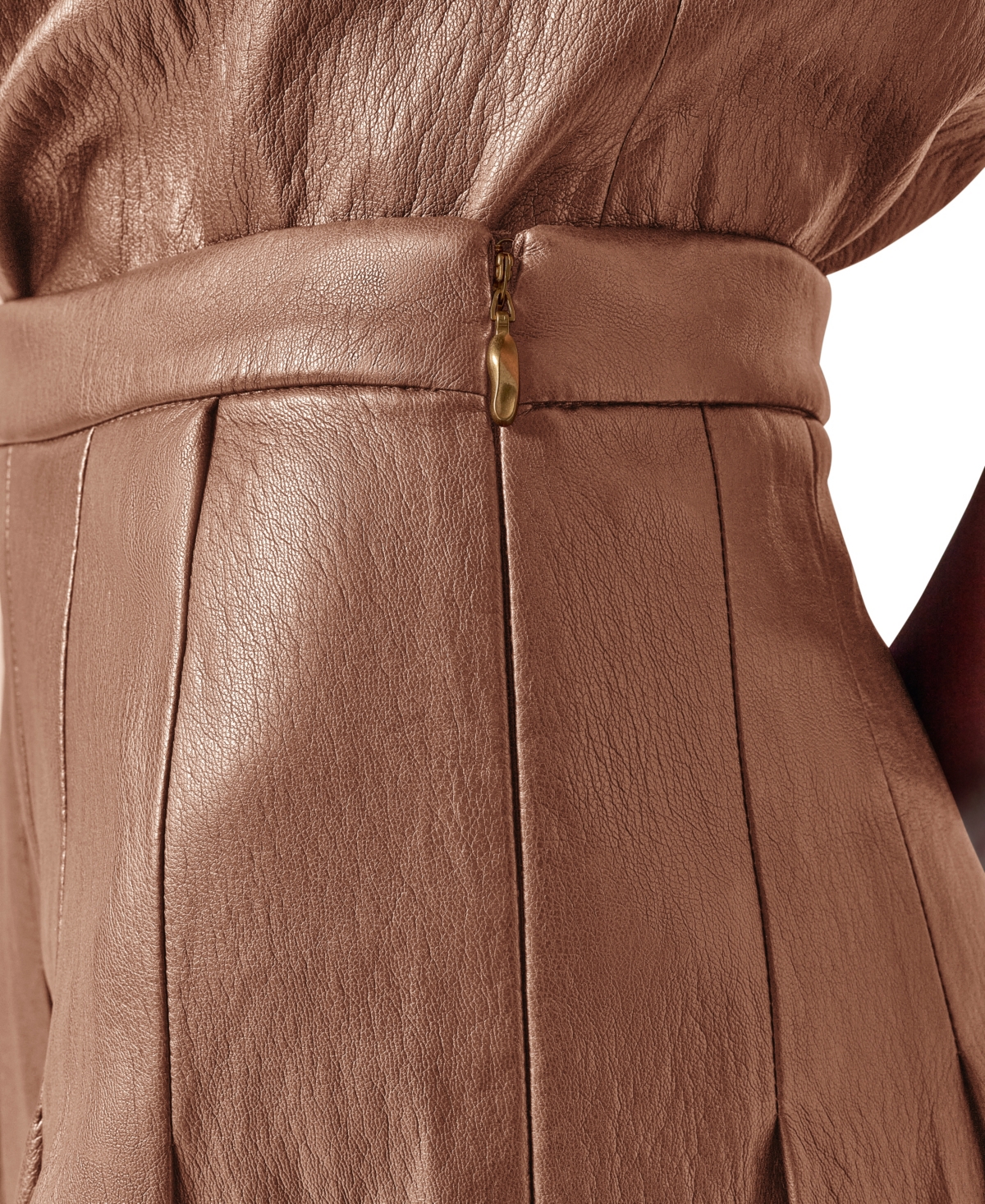 Donna Karan New York Women's Pleated A-Line High-Waisted Skirt