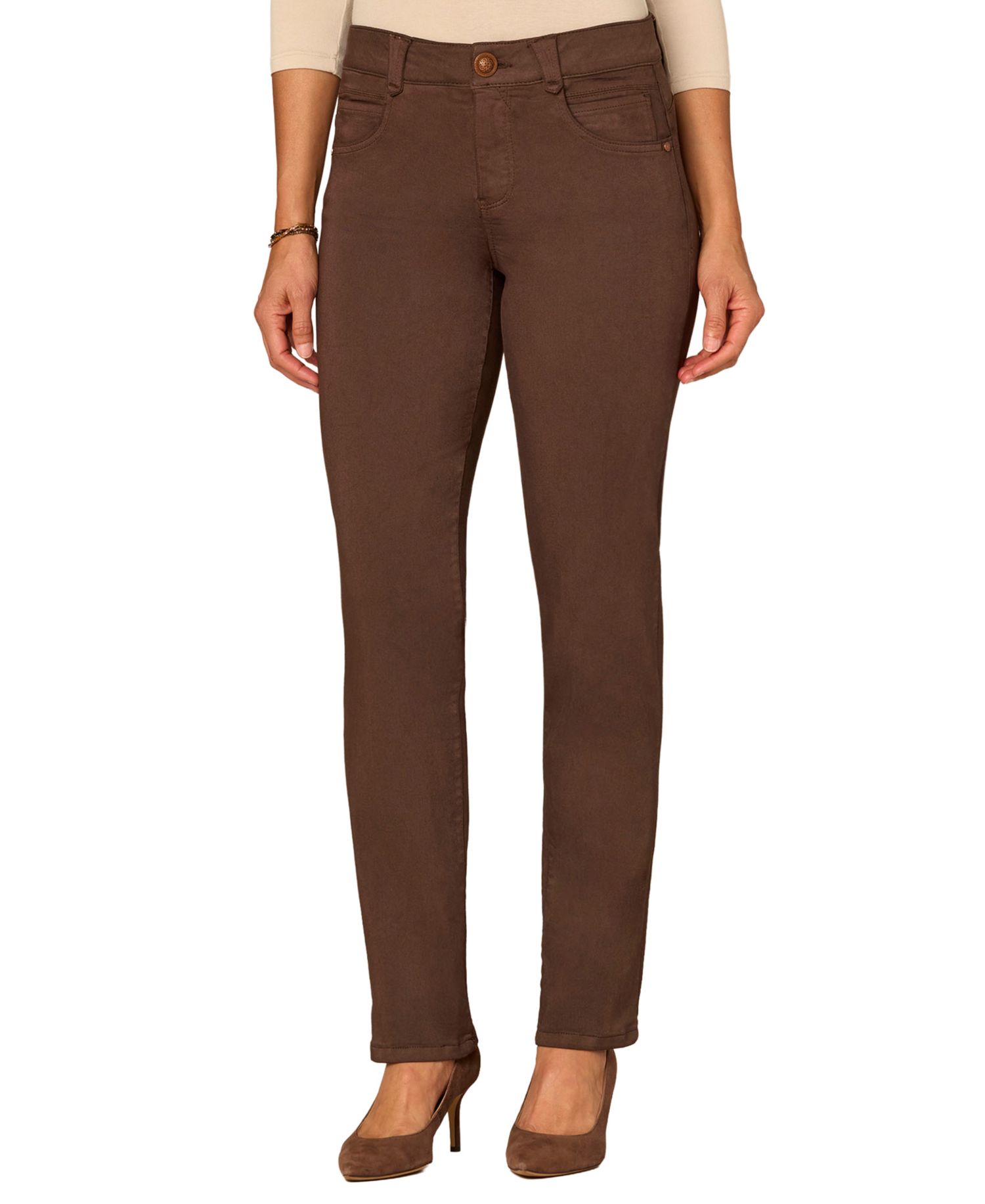 Women's "AB" Solution Straight Leg Jeans