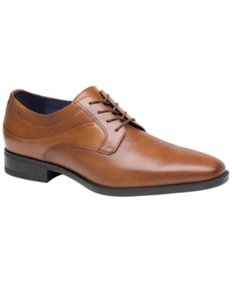 Men's Gibbons Lace-Up Plain-Toe Full-Grain Leather Oxford