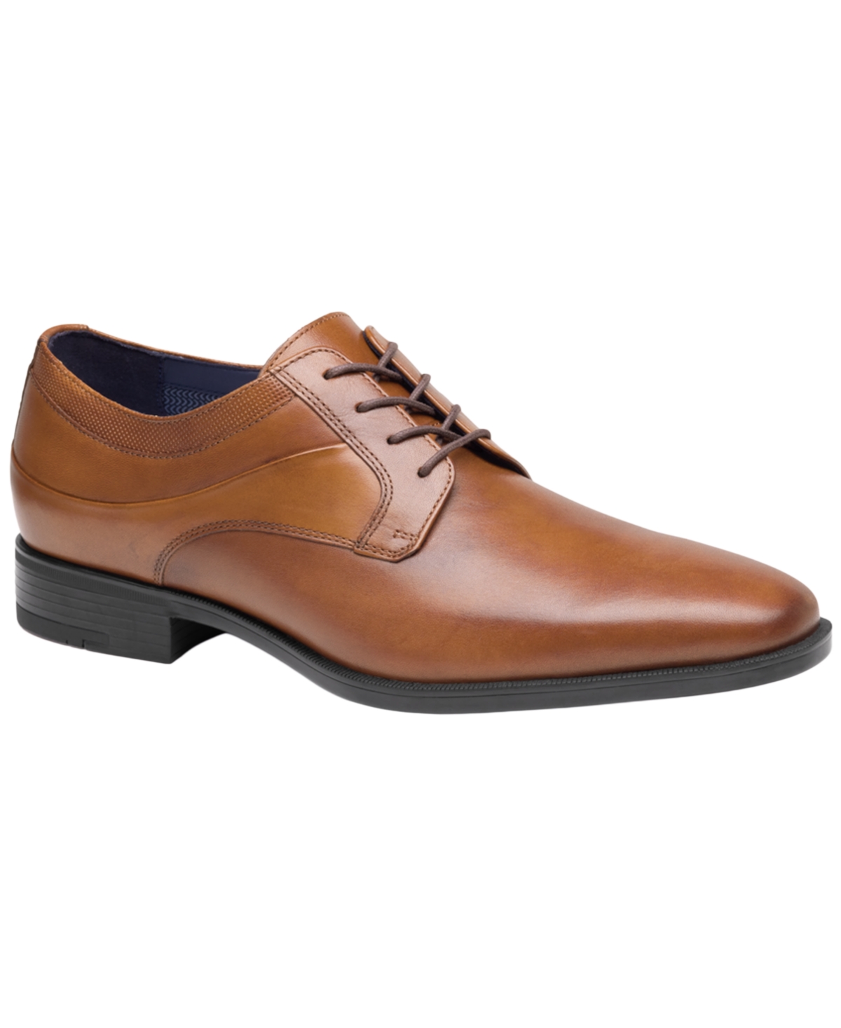 Johnston & Murphy Men's Gibbons Lace-Up Plain-Toe Full-Grain Leather Oxford