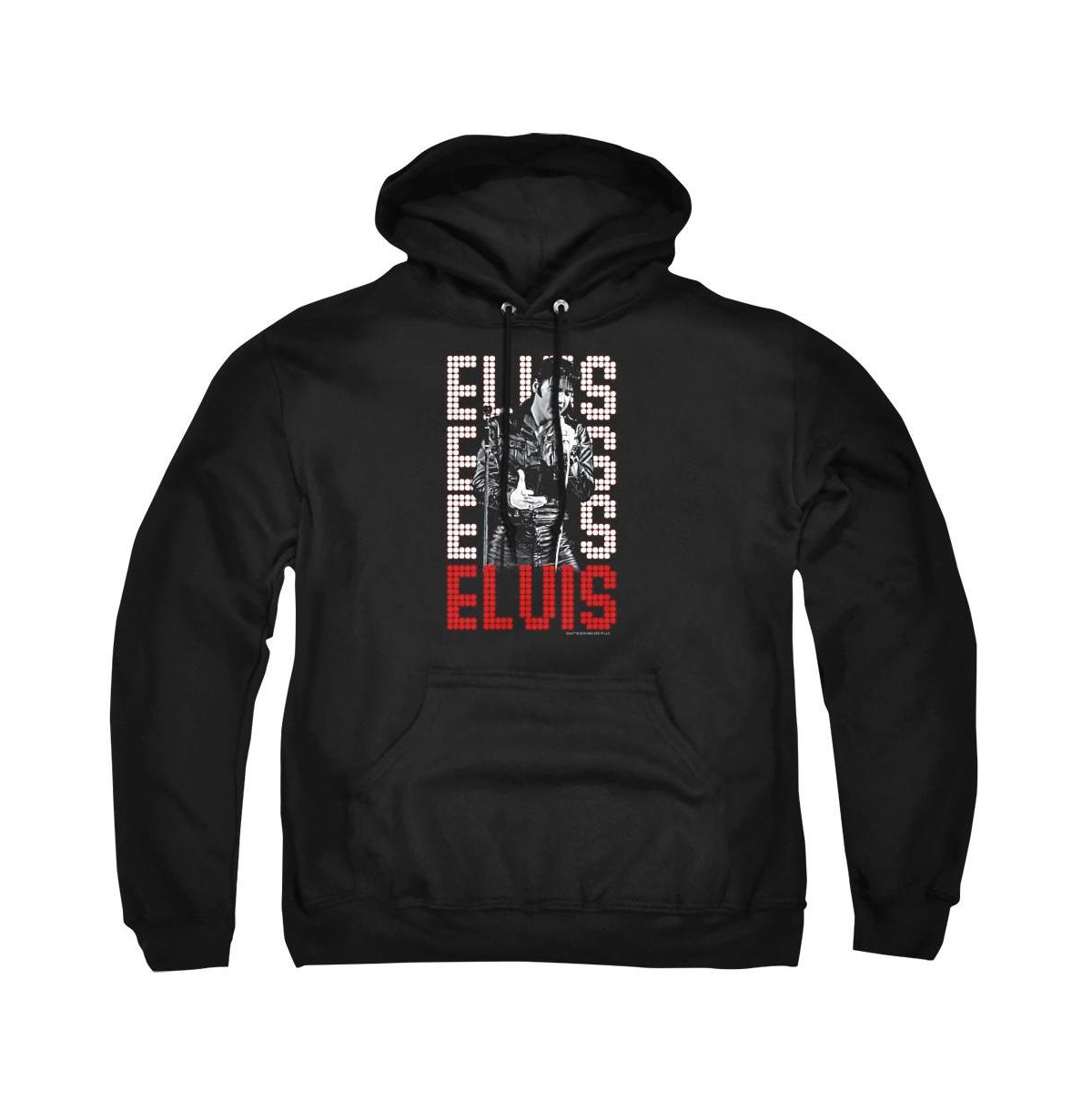 Elvis Men's Presley 1968 Graphic Retro Pull-Over Hoodie