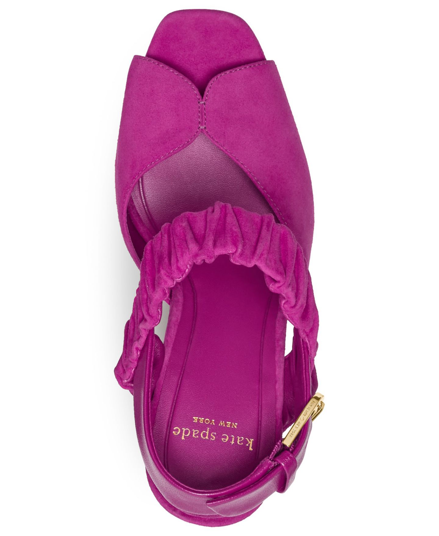 Женские сандалии kate spade new york Sylvie Platform, цвет: Свекольный — фото 4