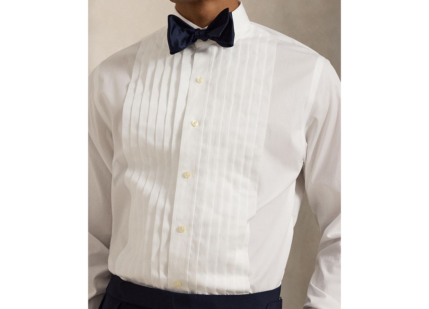 Men's Classic-Fit Poplin Tuxedo Shirt