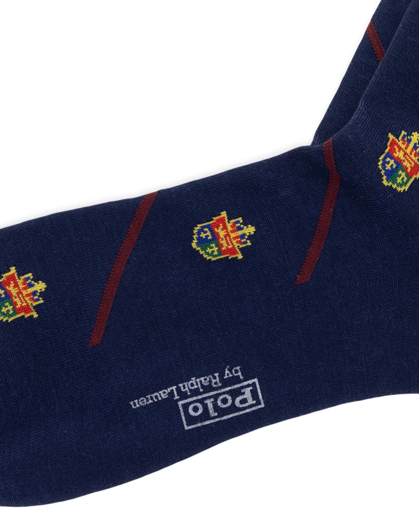 Носки Single для мужчин, средней высоты, в рубчик — Polo Ralph Lauren, цвет: Тёмно-синий — фото 3
