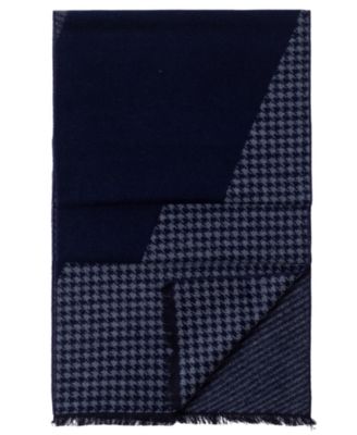 Houndstooth Silk Wrap Scarf