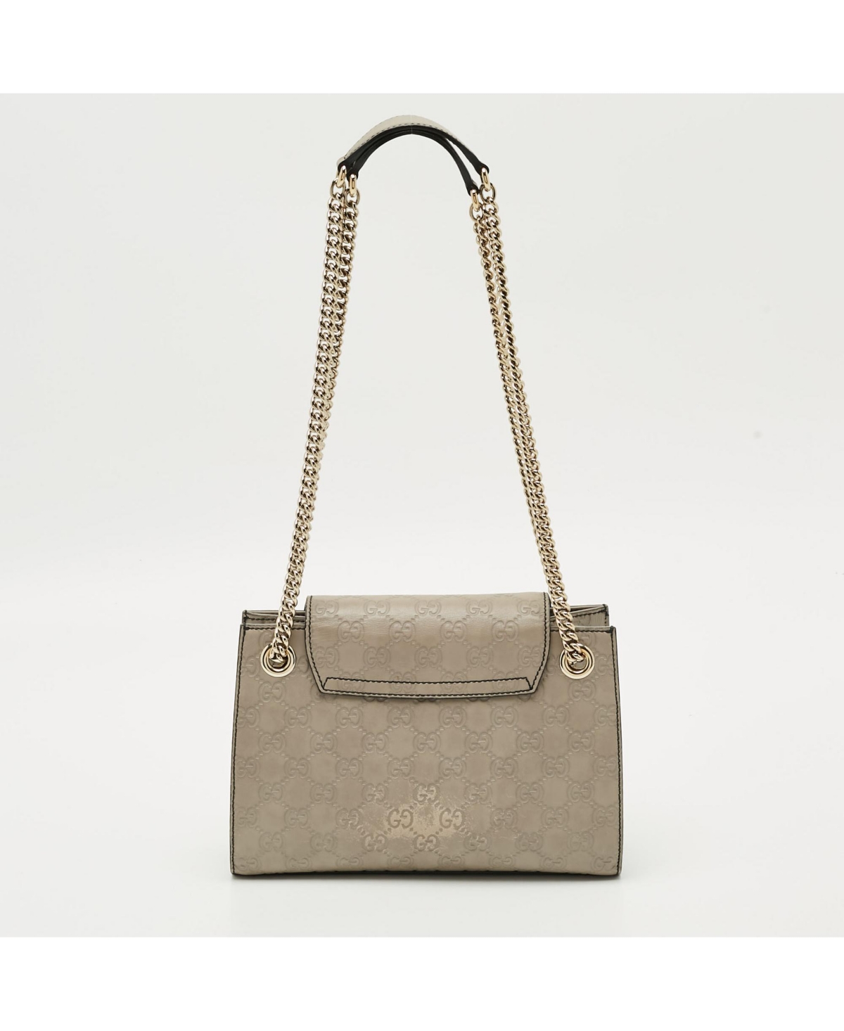 Pre-Owned Gucci Women's Emily Guccissima Leather Chain Shoulder Bag