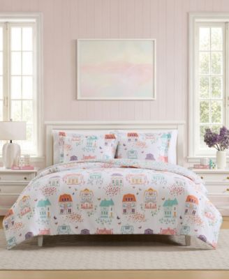 Spice Village Reversible 2-Piece Comforter Set, Twin/Twin XL